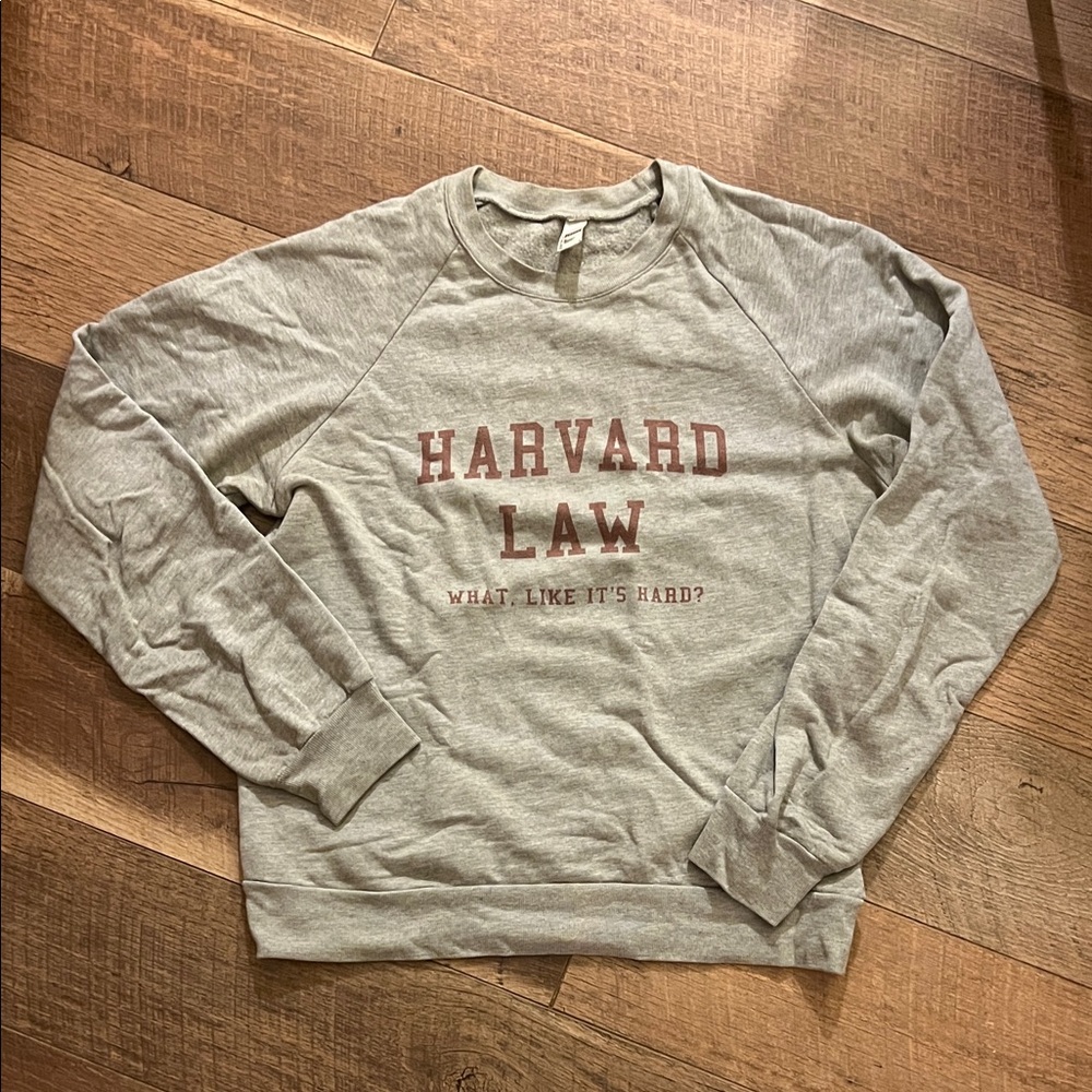 American Apparel Gray Legally Blonde Quote Crewneck Sweater